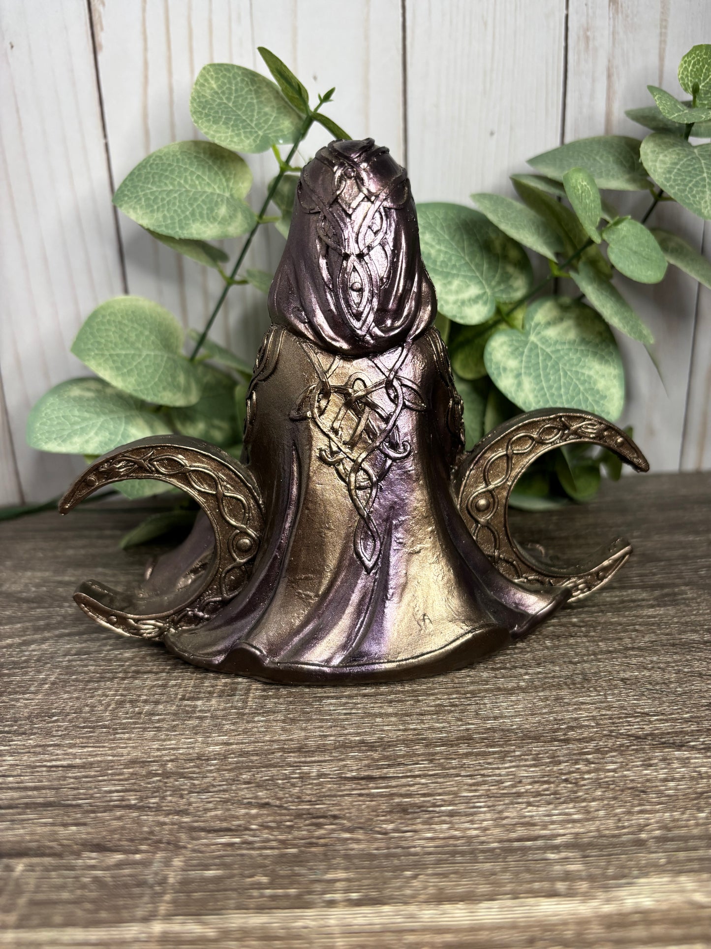 Triple Moon Goddess Sphere Holder/Stand