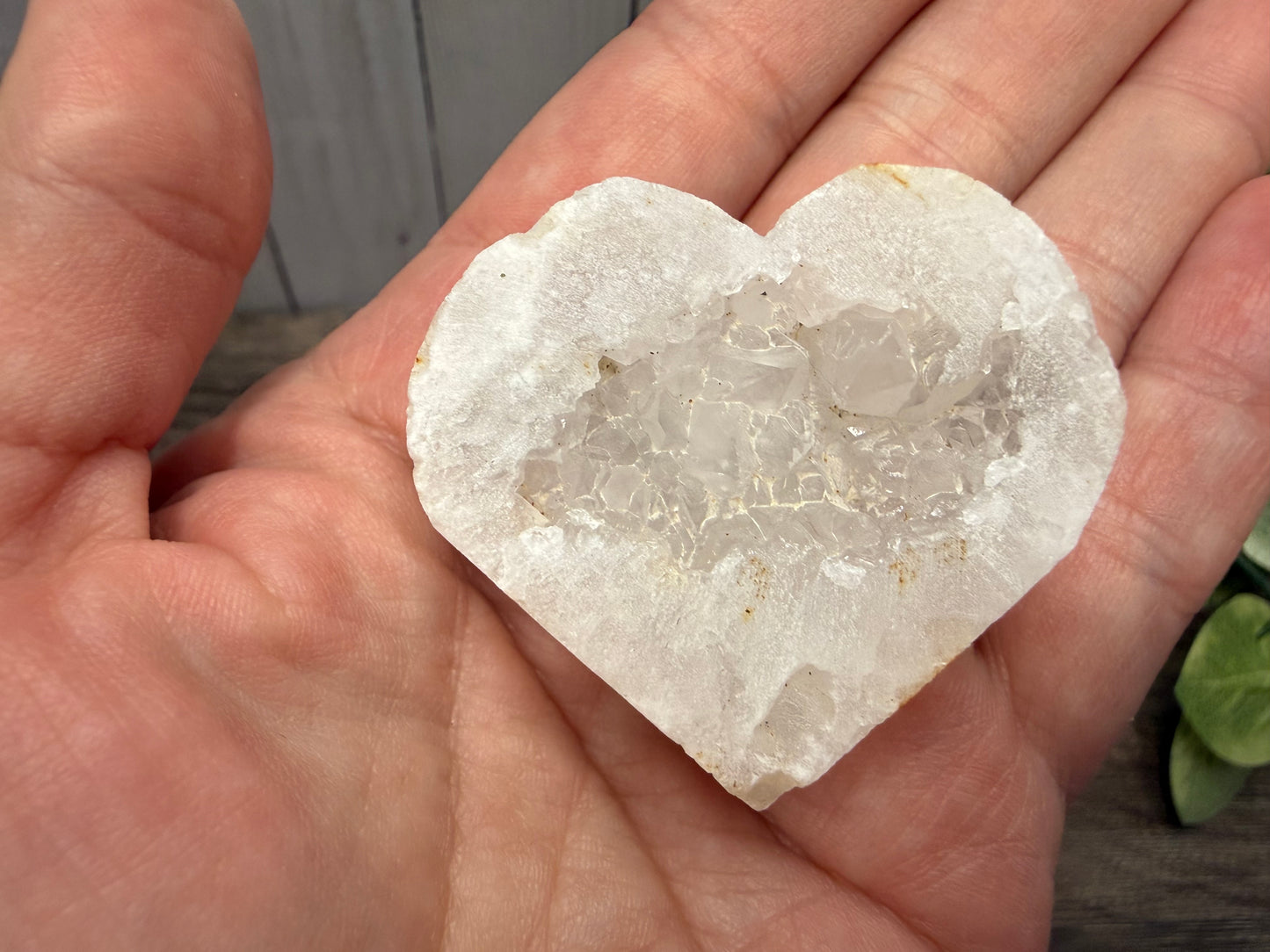 Druzy Geode Agate Hearts