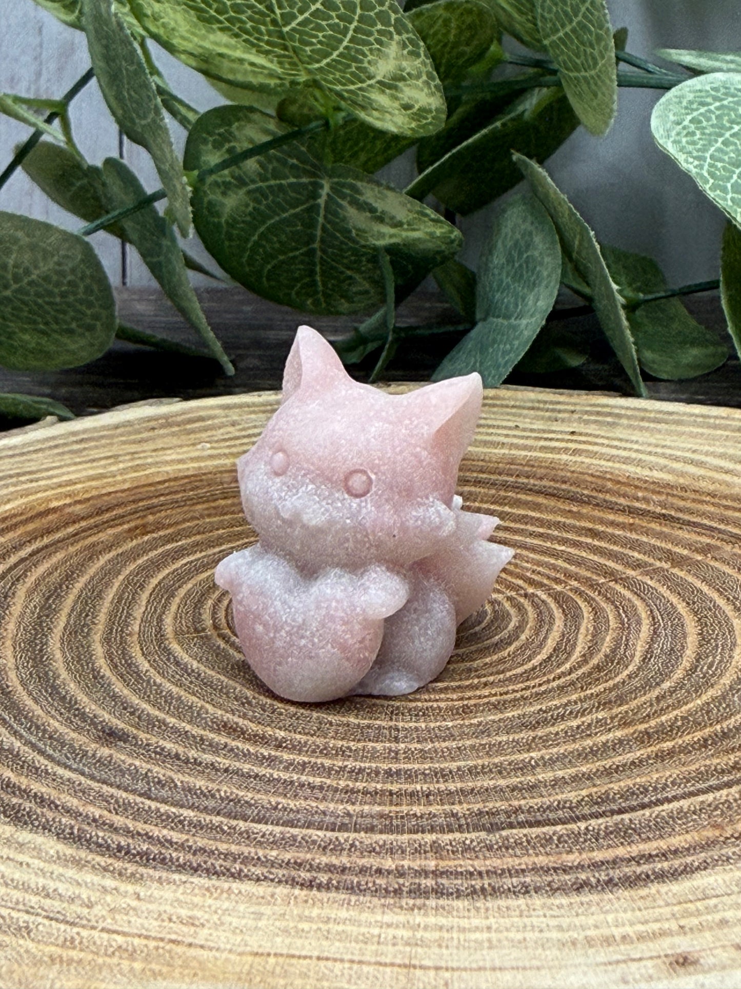 Small Nine Tailed Fox Carvings