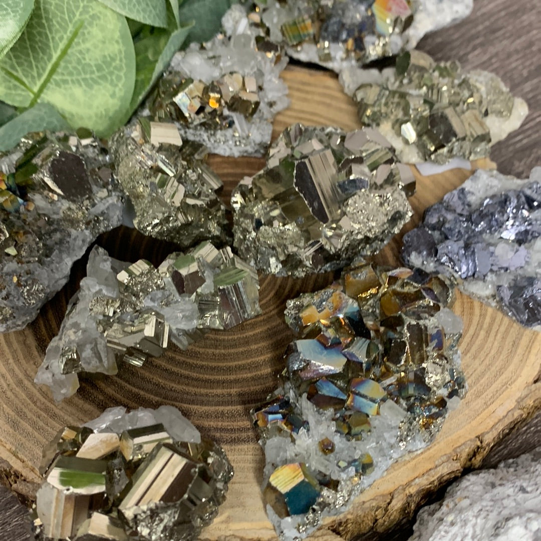 Pyrite Clusters