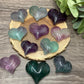 Fluorite Carved Hearts