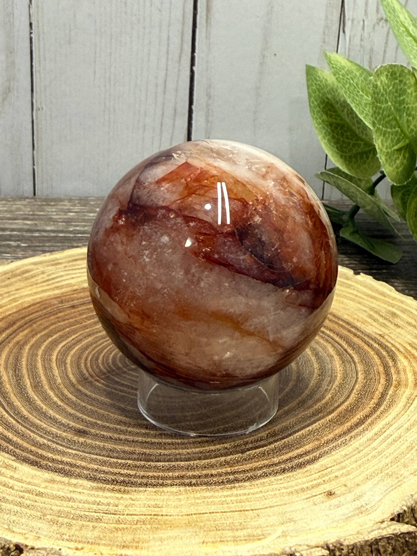Fire Quartz Spheres