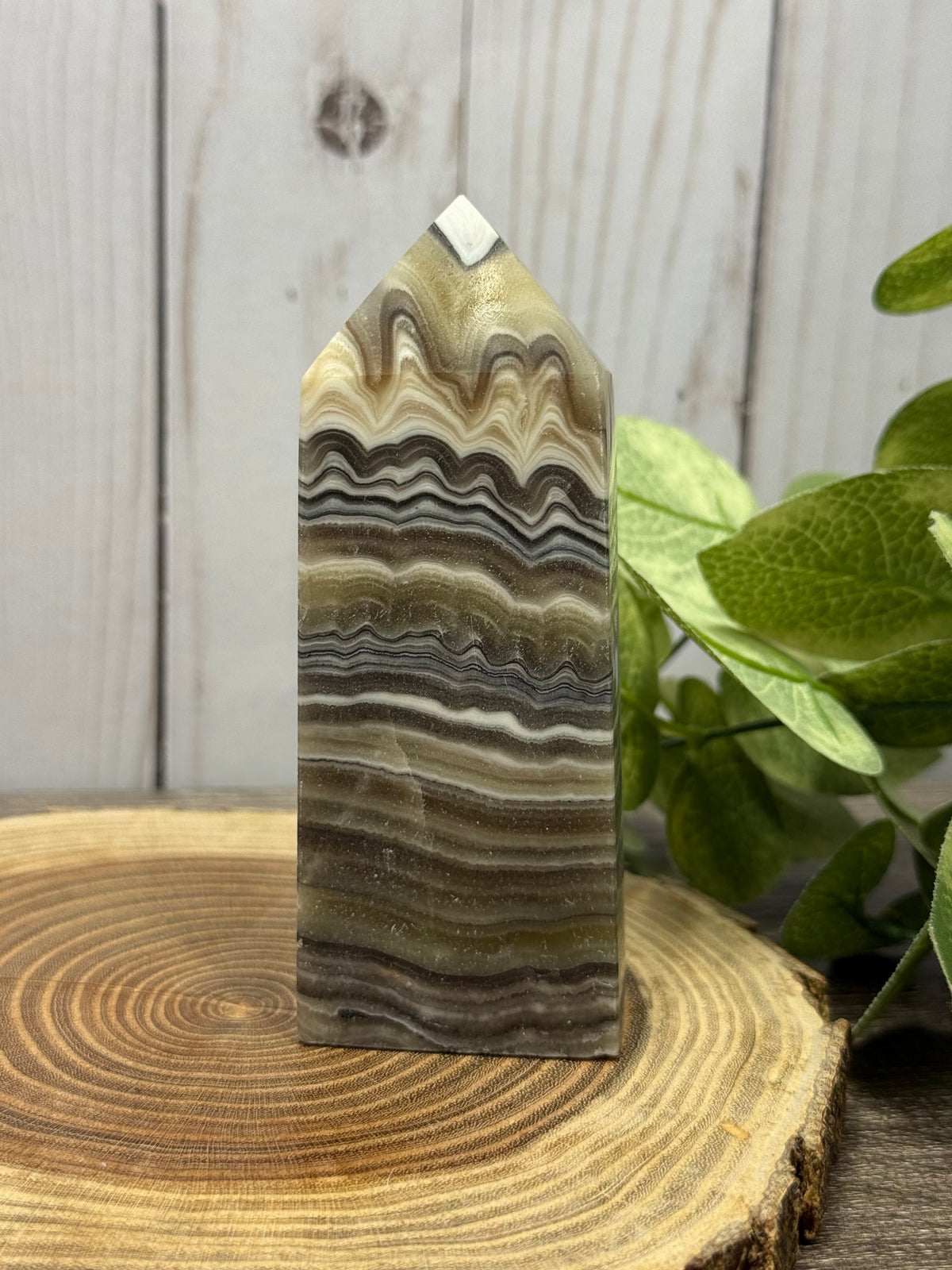 Banded Calcite Tower
