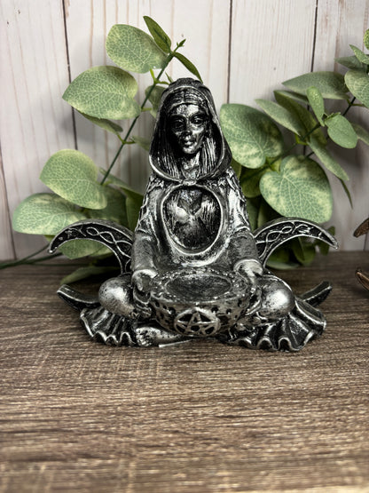 Triple Moon Goddess Sphere Holder/Stand