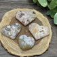 Flower Agate Hearts