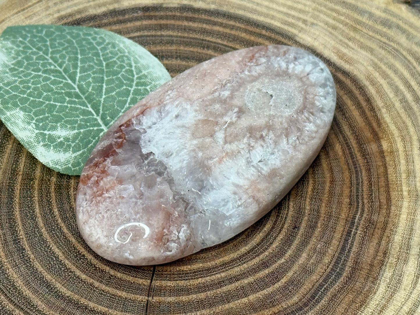 Pink Amethyst Palm Stones