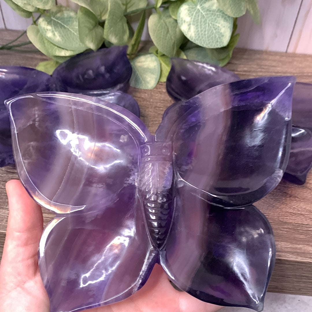 Butterfly Dish - Fluorite