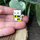 Harry Potter Inspired Cat Pins with Scarves
