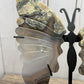 Large Butterfly Wings on Stand - Lava Agate