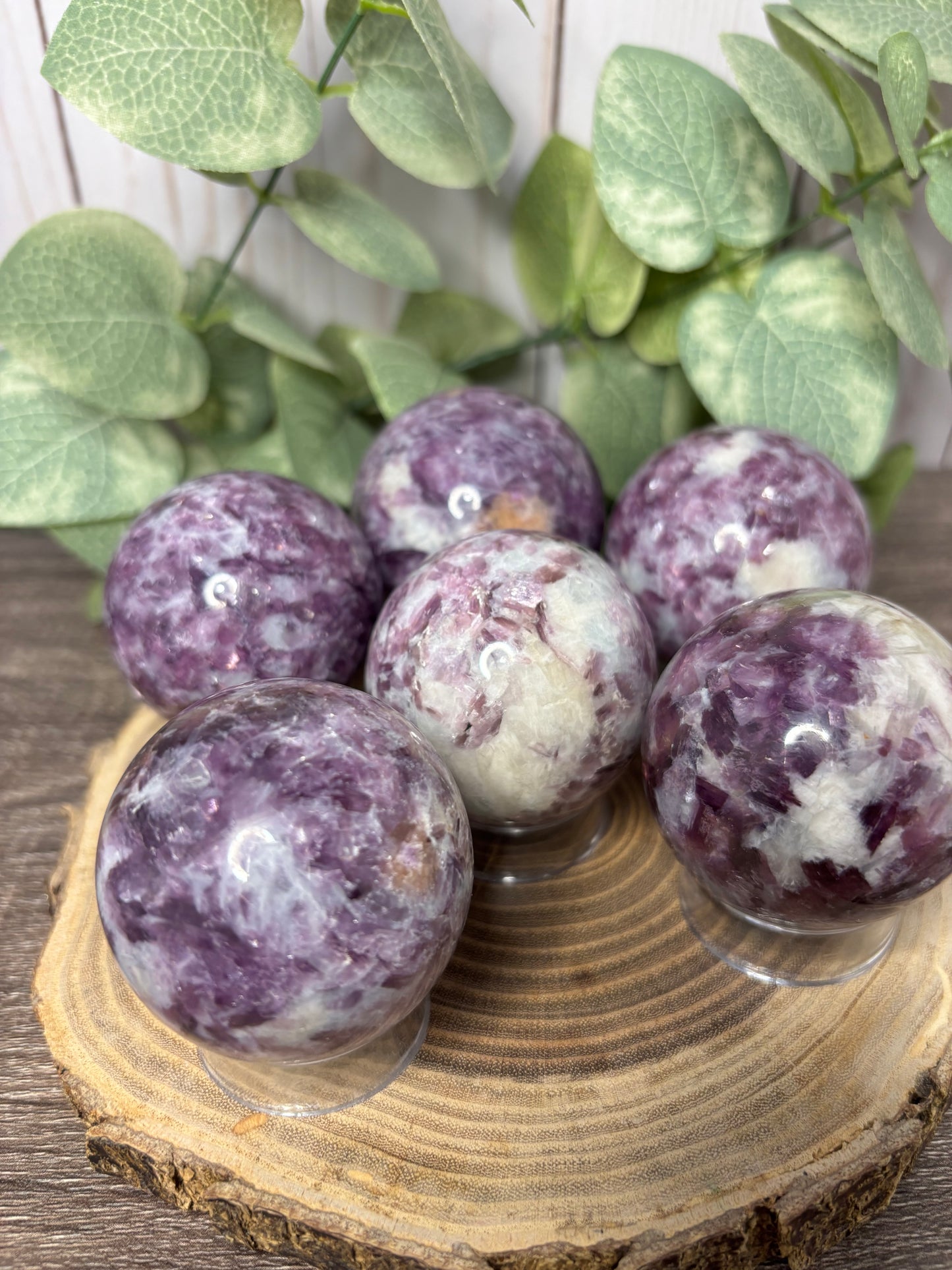 Lepidolite Sphere