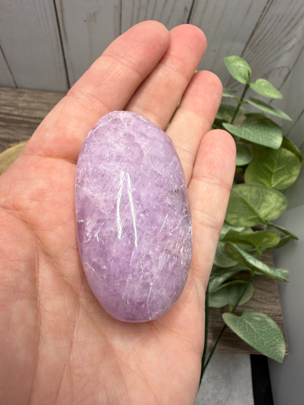 Kunzite Palm Stones