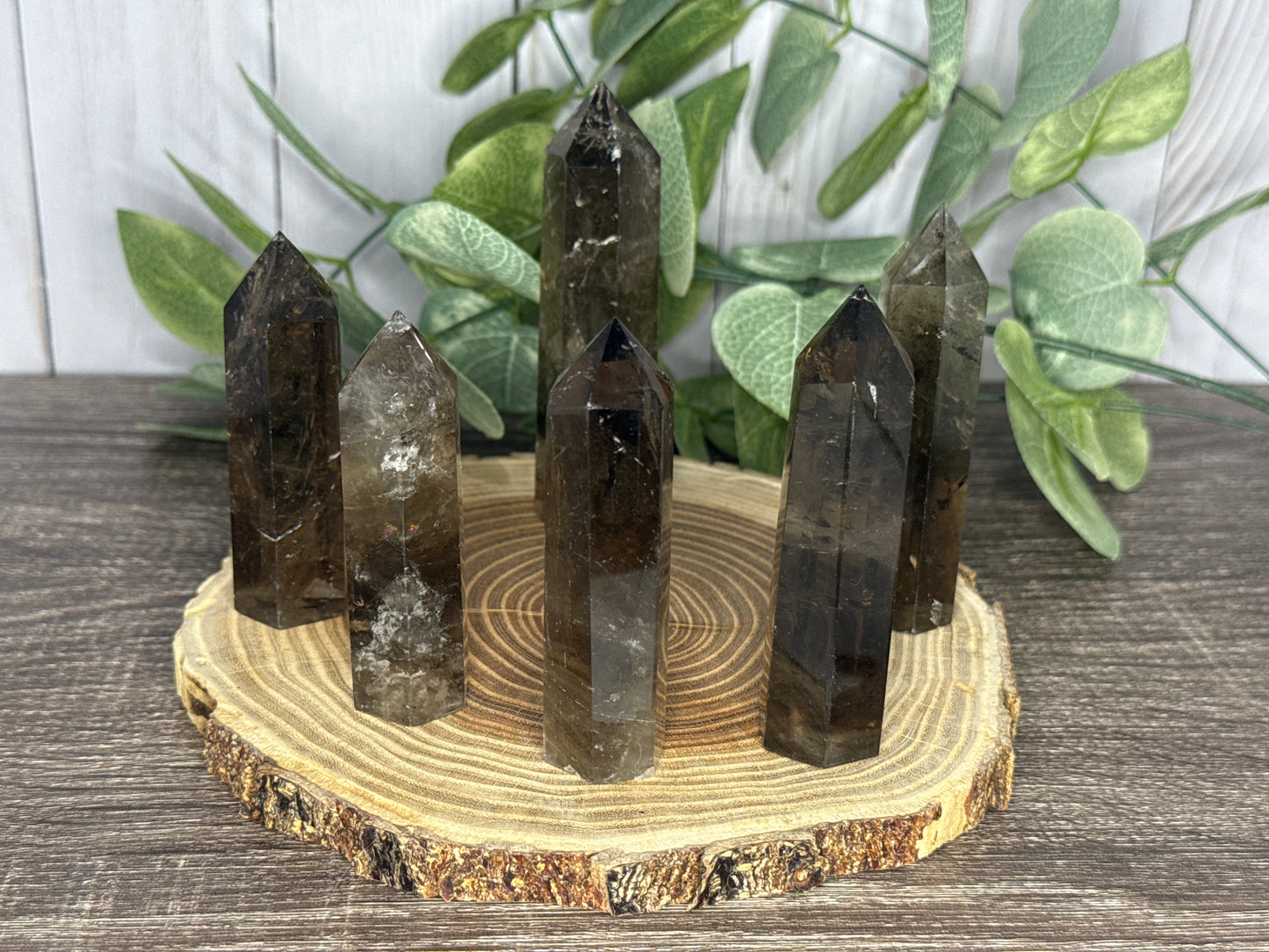 Smokey Quartz Towers