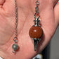 Pendulum Rounded - Red Goldstone