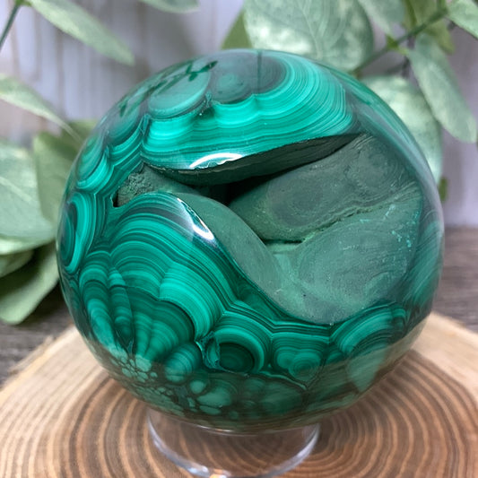 Malachite Sphere - Large