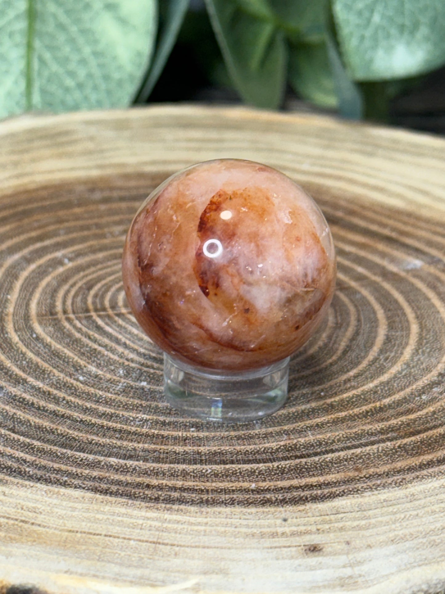 Fire Quartz Small Spheres