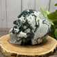 Large Moss Agate Skull