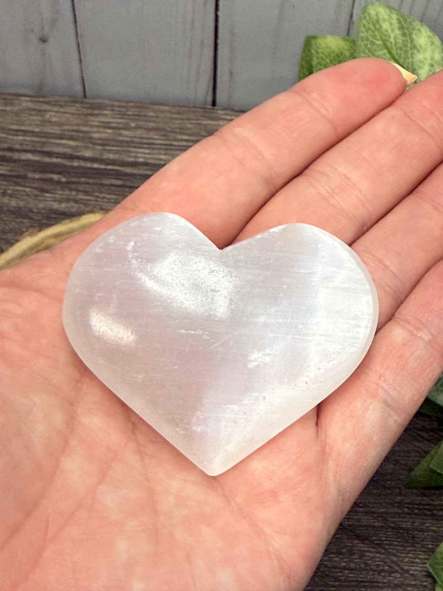 Selenite Hearts