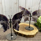 Butterfly Wings on Stand - Dream Amethyst