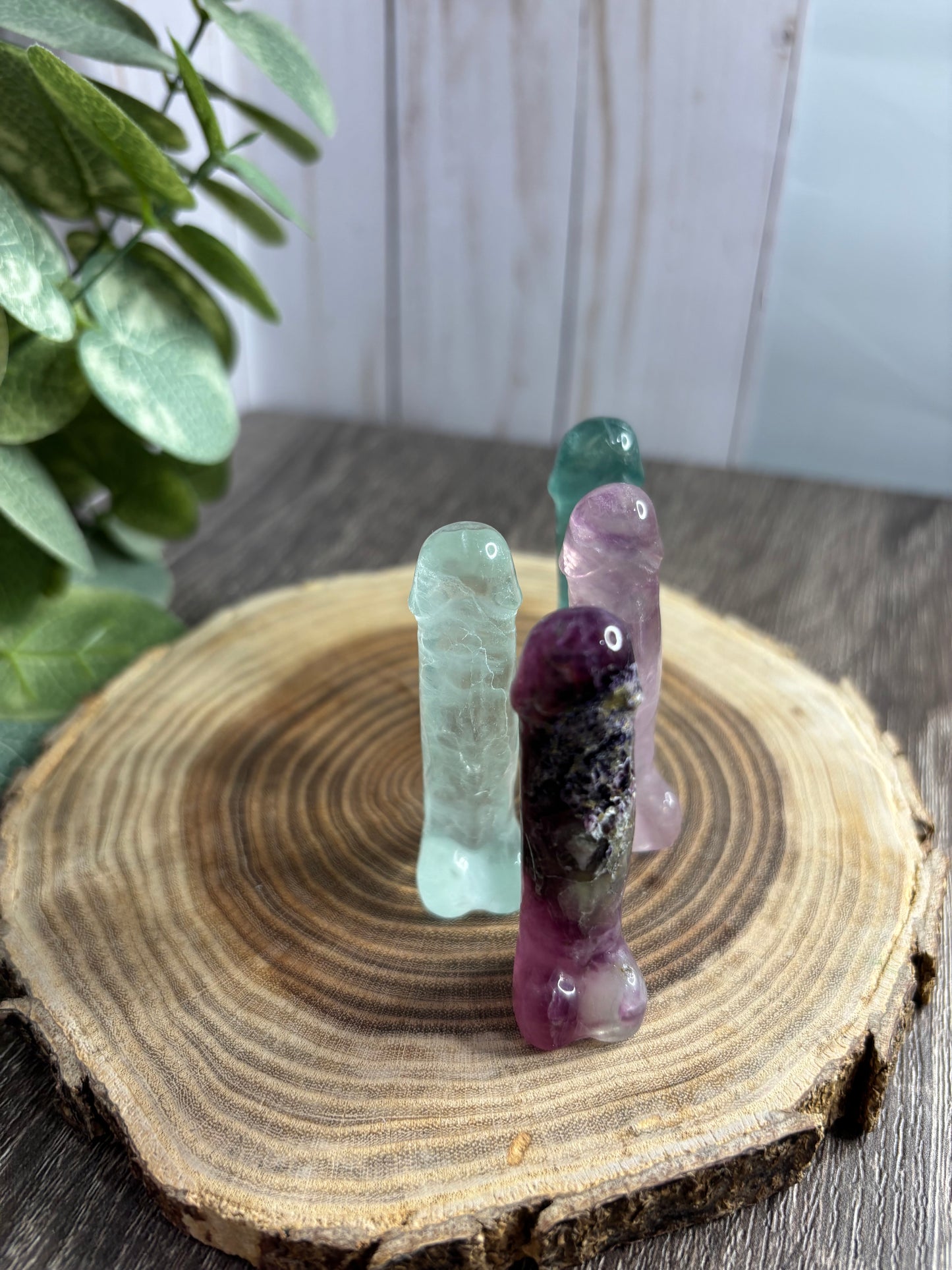 Fluorite Penis Carving