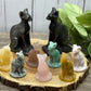 Bast (Bastet) Sphinx Cat Carvings