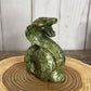 Cobra Snake Carvings - Green Jade