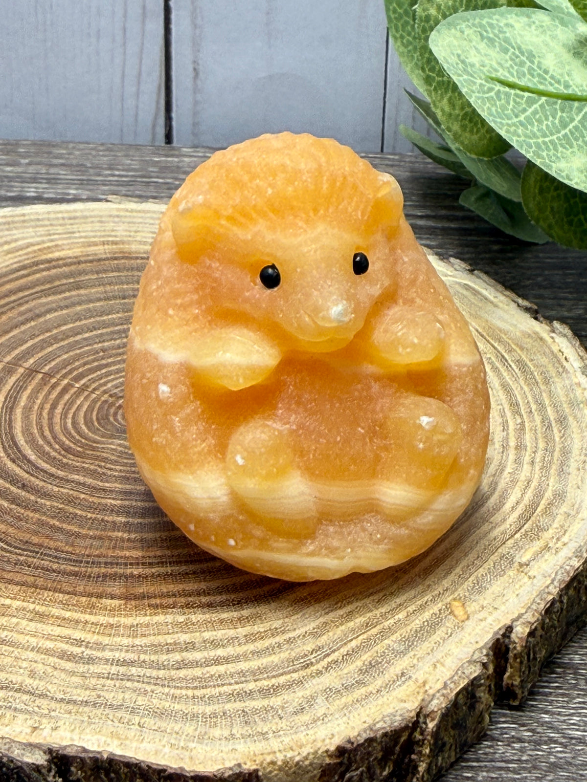 Hedgehog Crystal Carvings