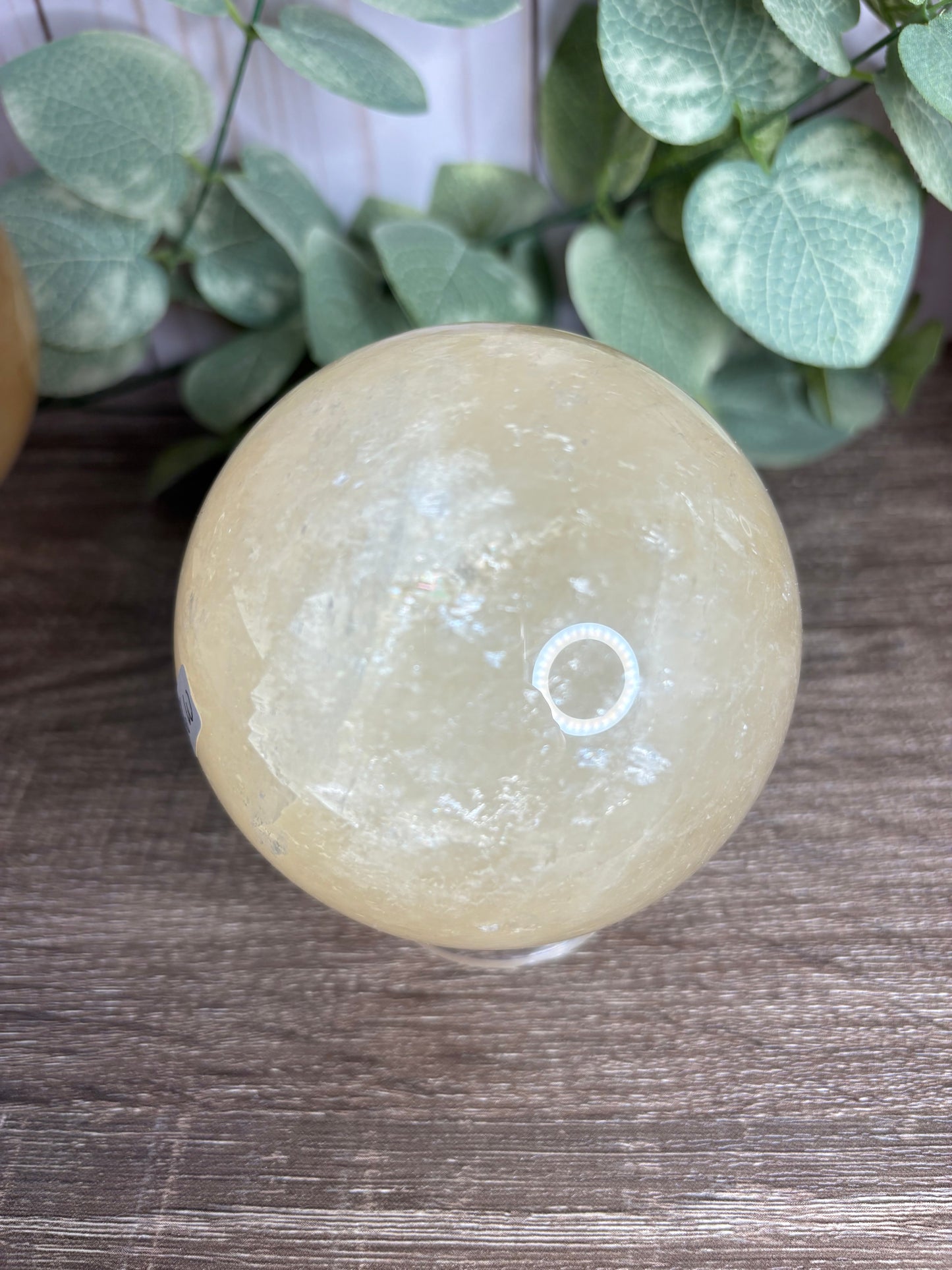 Honey Calcite Spheres