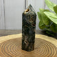 Moss Agate and Carnelian Mixed Tower