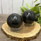 Garnet and Astrophyllite Spheres