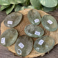 Prasiolite (Green Amethyst) Palm Stone