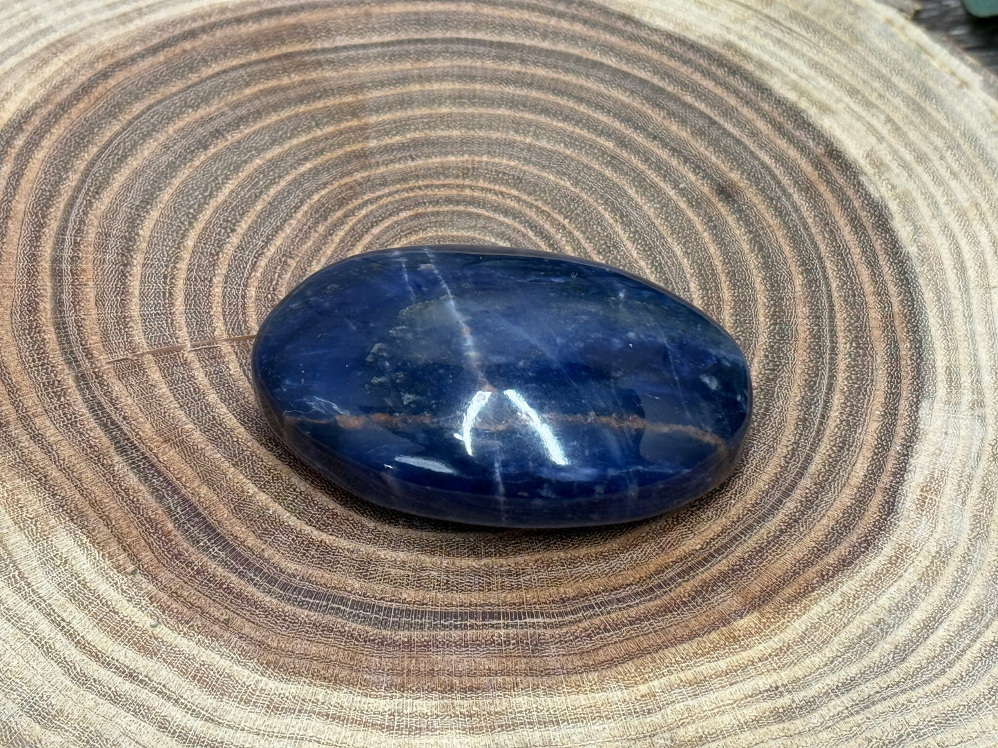 Sodalite Palm Stones