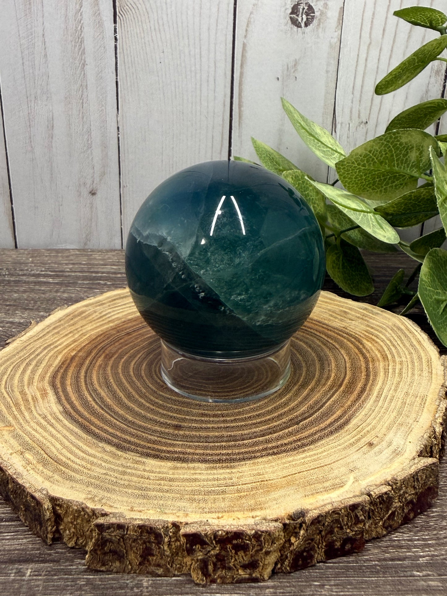 Blue Fluorite Sphere