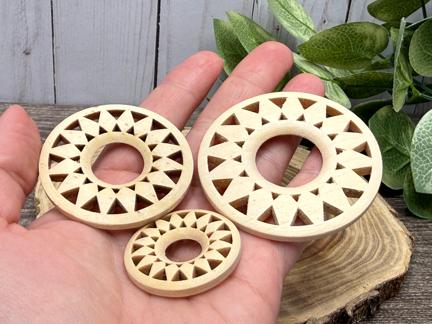 Wooden Sphere Stands - Small Medium Large