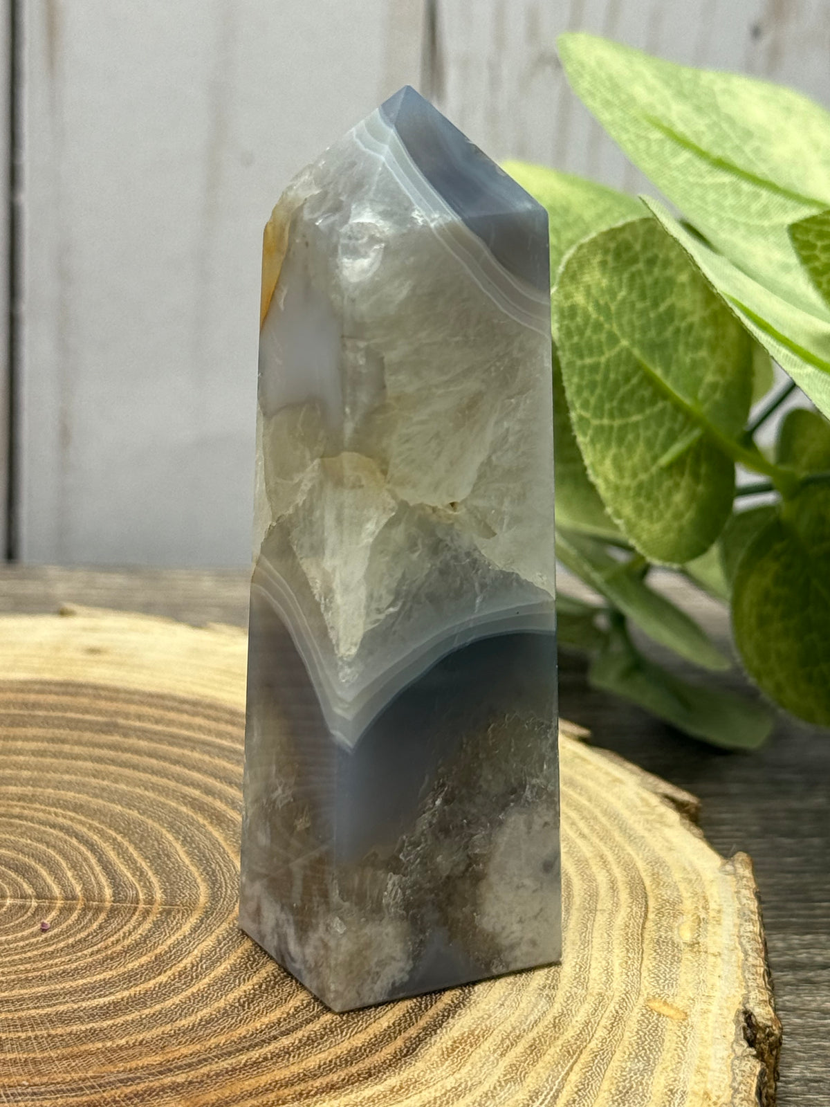 Flower Agate & Presulite Towers