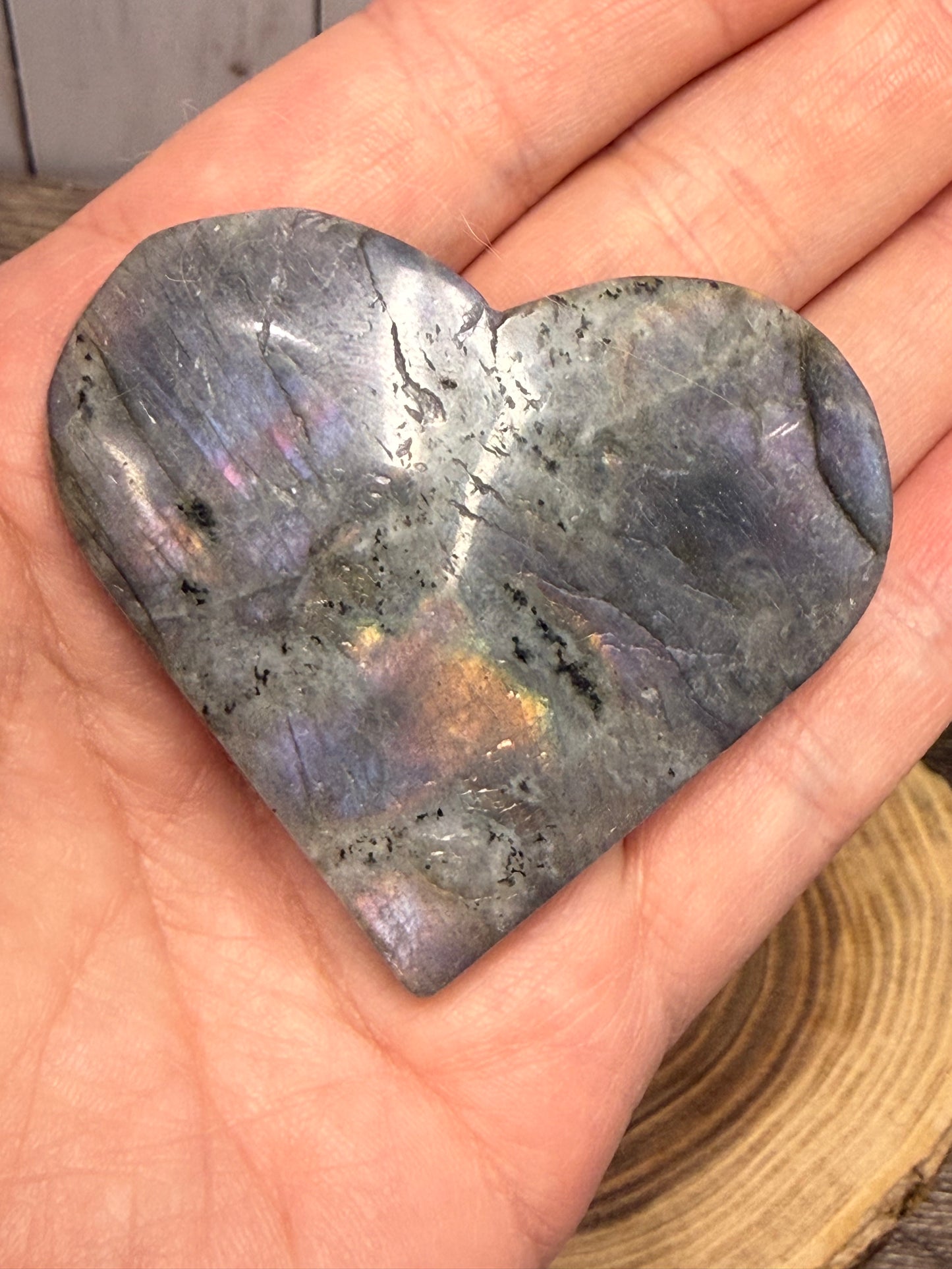 Labradorite Hearts