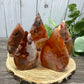 Carnelian and Flower Agate Freeforms
