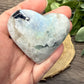 Rainbow Moonstone Carved Hearts