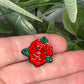 Red Rose Pin