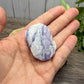 Opal and Fluorite Palm Stones