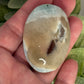 Flower Agate Palm Stones