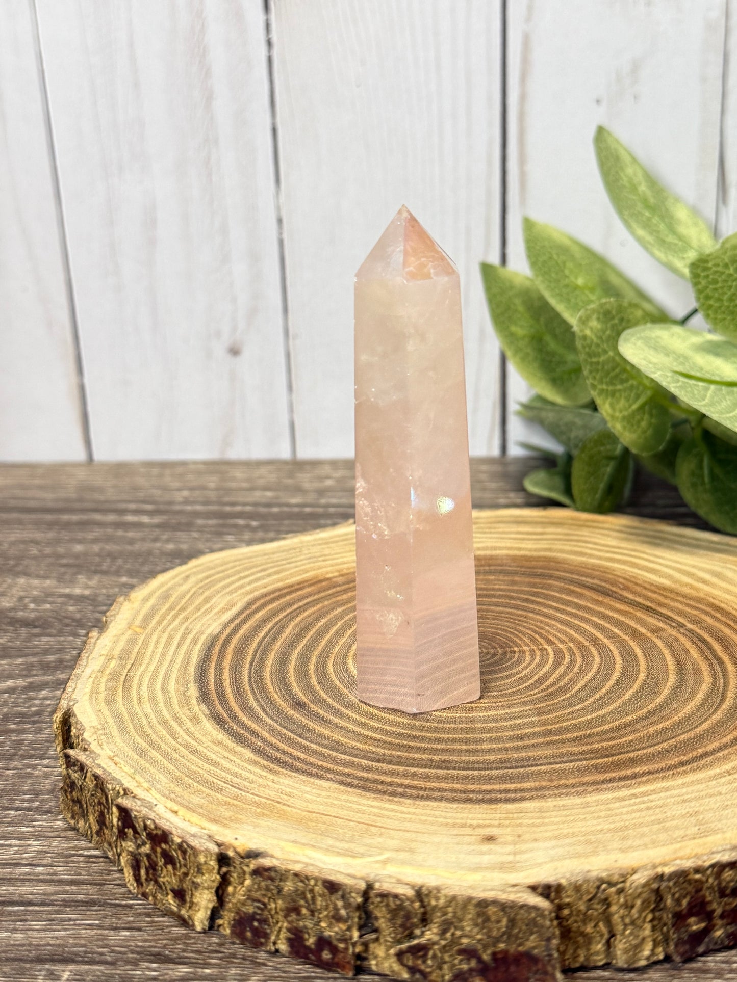 Aura Rose Quartz Towers