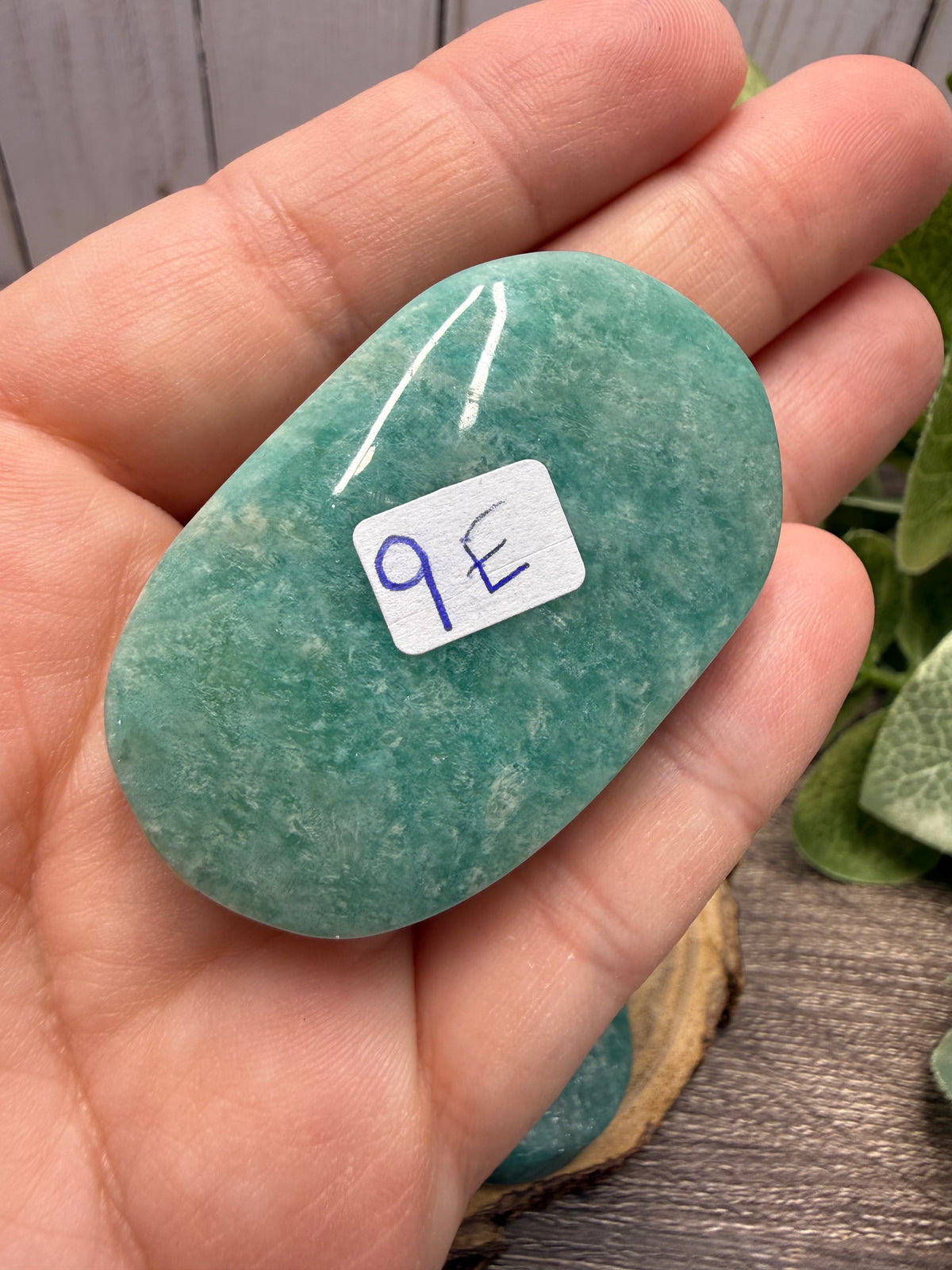 Amazonite Palm Stones