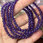 Amethyst - Bracelet 4 mm (higher quality)