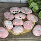 Pink Rhodonite Palm Stones