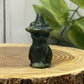 Crystal Cats with Hats Carvings