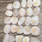 Rose Quartz Rune Stones Set #1 Crystal with Elder Futhark Letterings