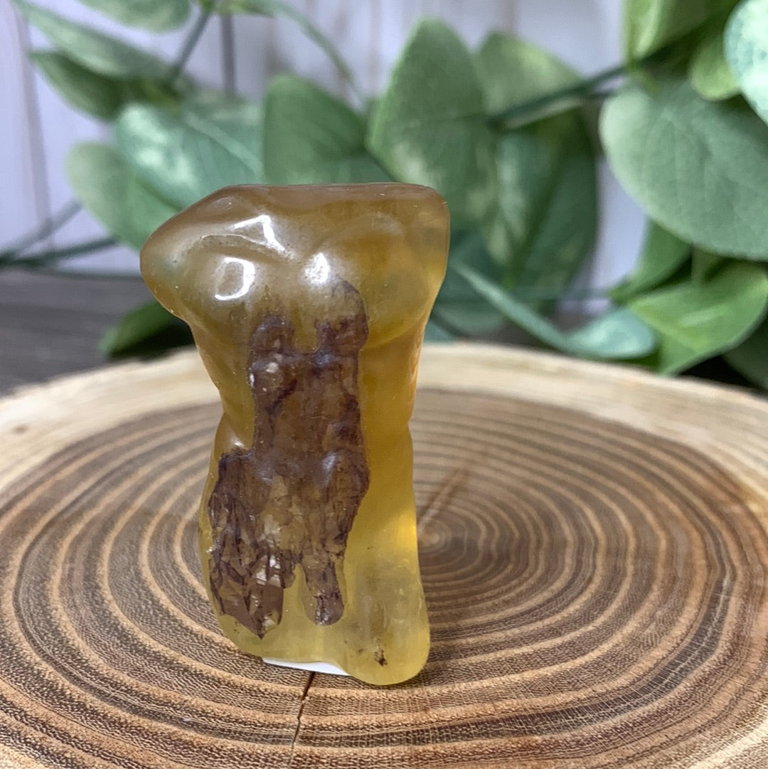 Male Body Crystal Carvings - Fluorite - Medium