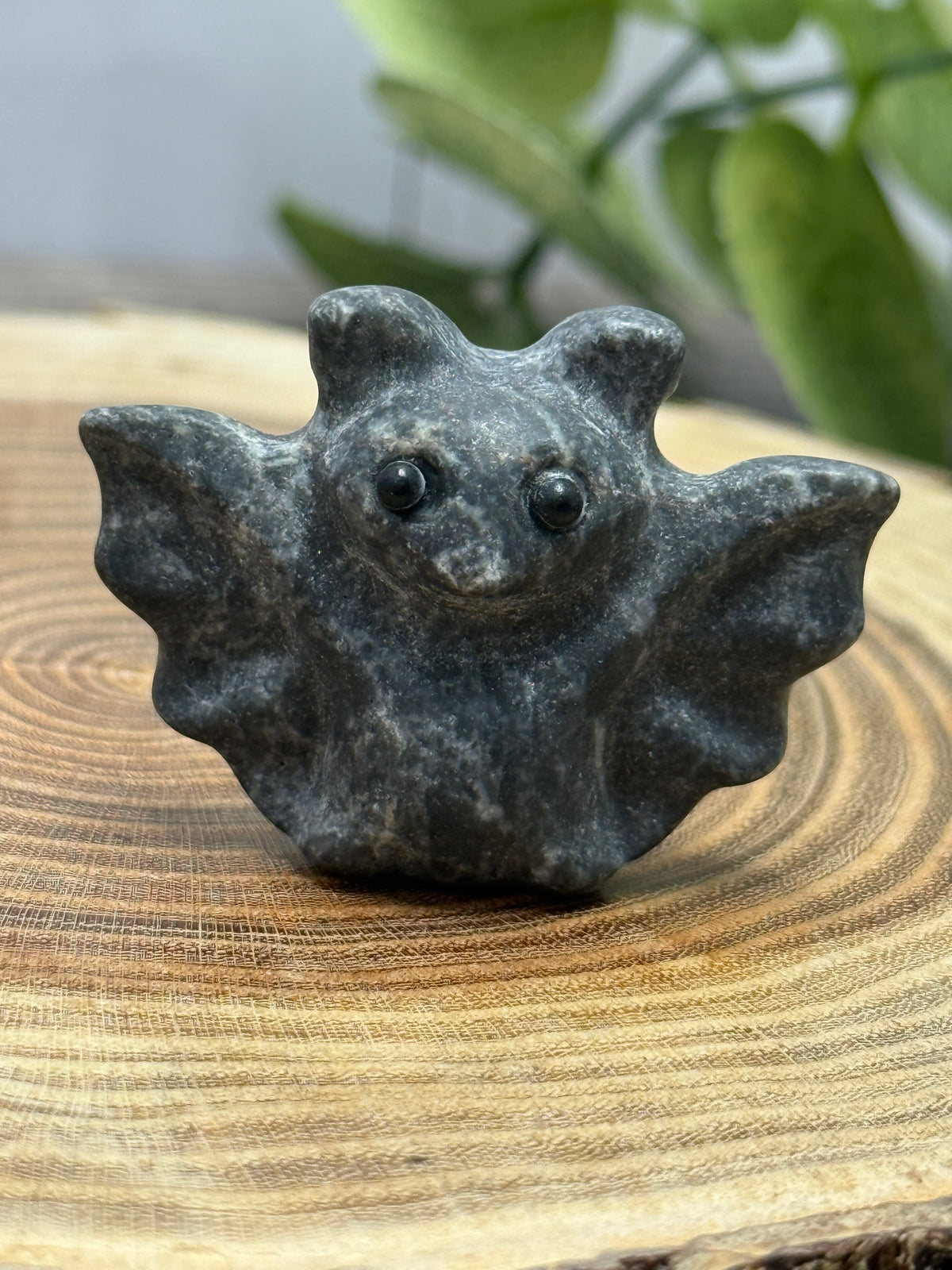 Crystal Bat Carving