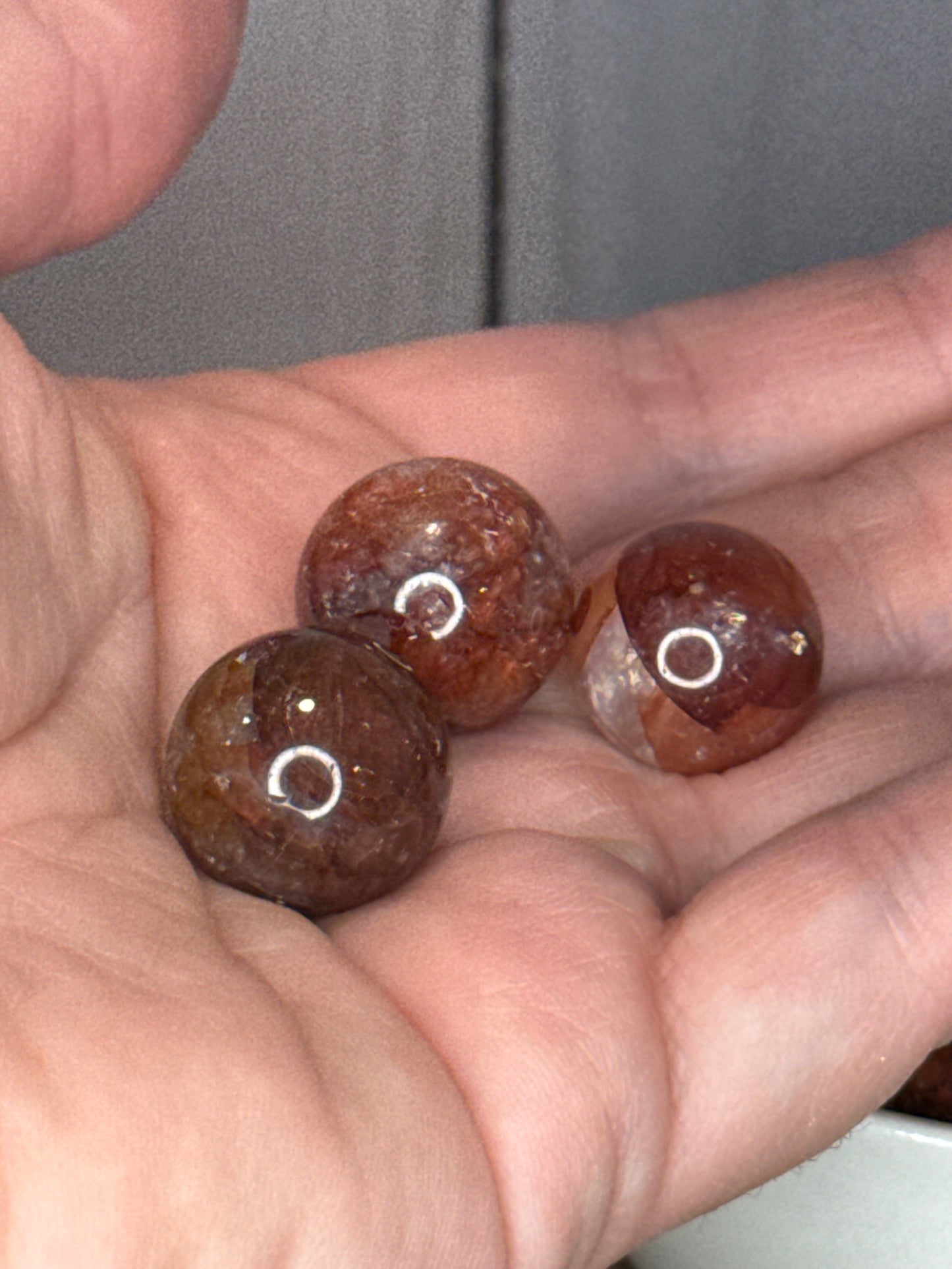 Fire Quartz Mini Spheres