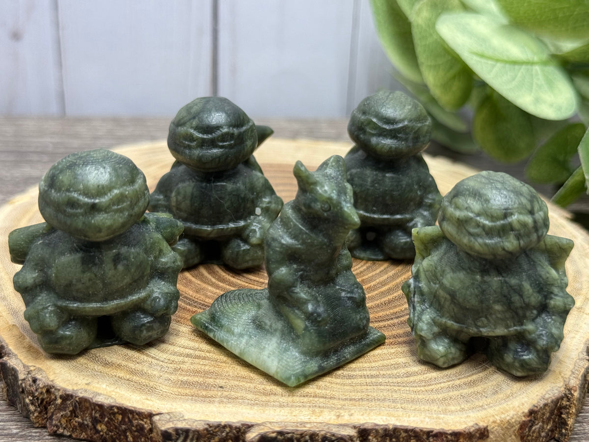 Teenage Mutant Ninja Turtle Crystal Carving SET of 5